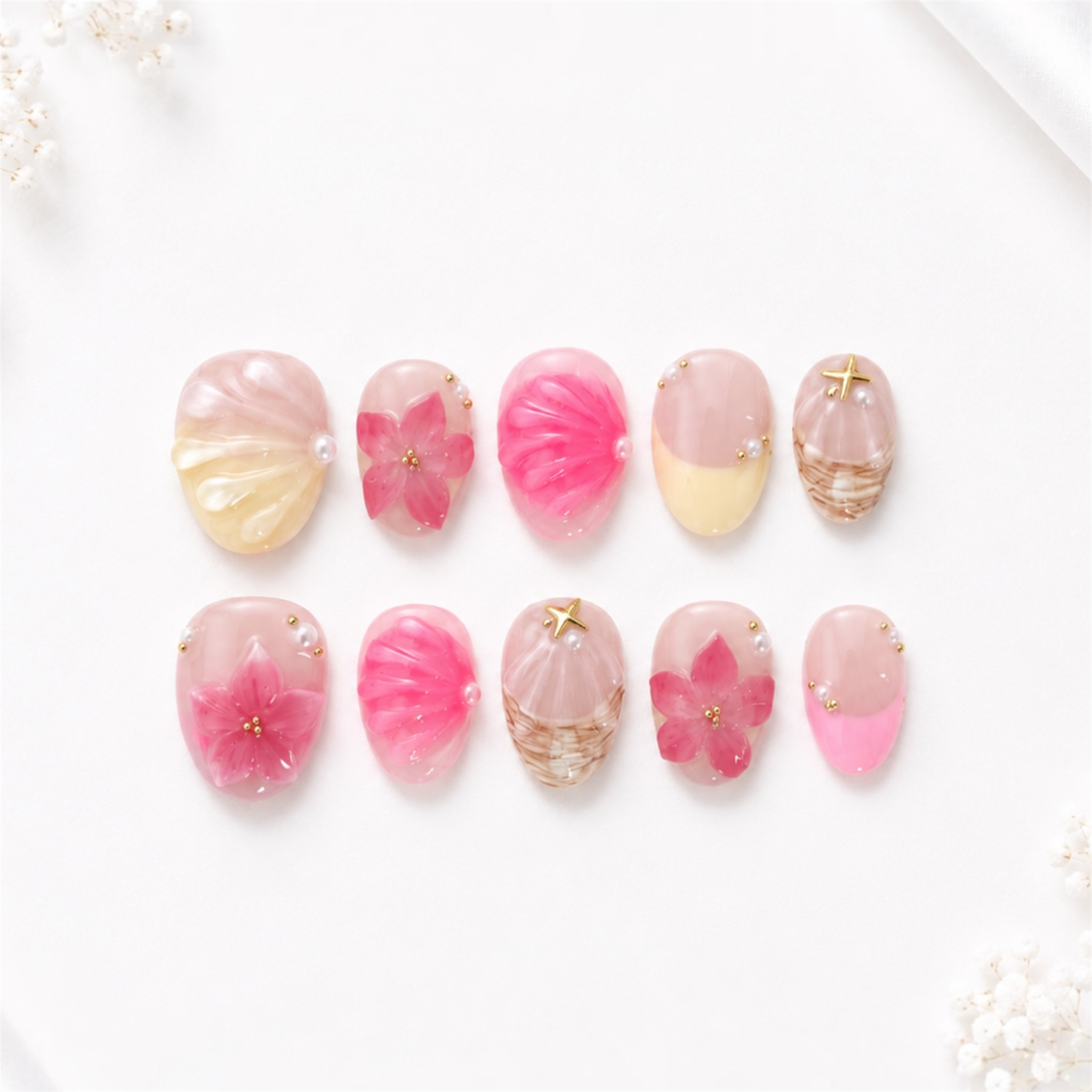 Sunset Seashells